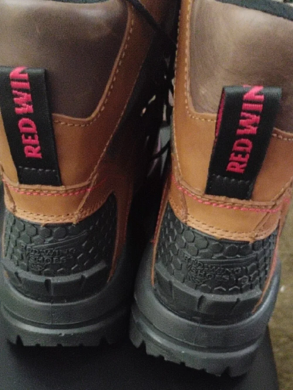 Red Wing Shoes Brown and Black Men's Work Boots